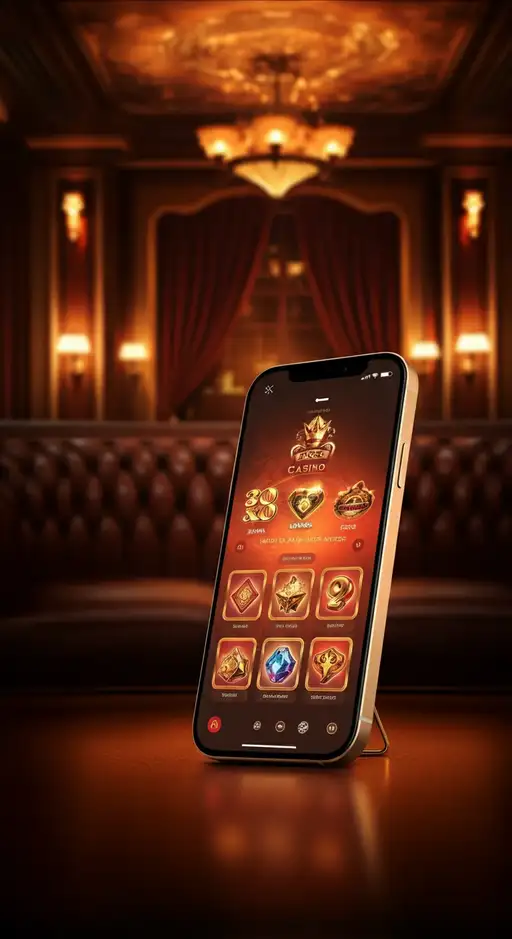 Interface utilisateur du site mobile de Cresus Casino présentant une sélection de jeux populaires et le menu de navigation fluide